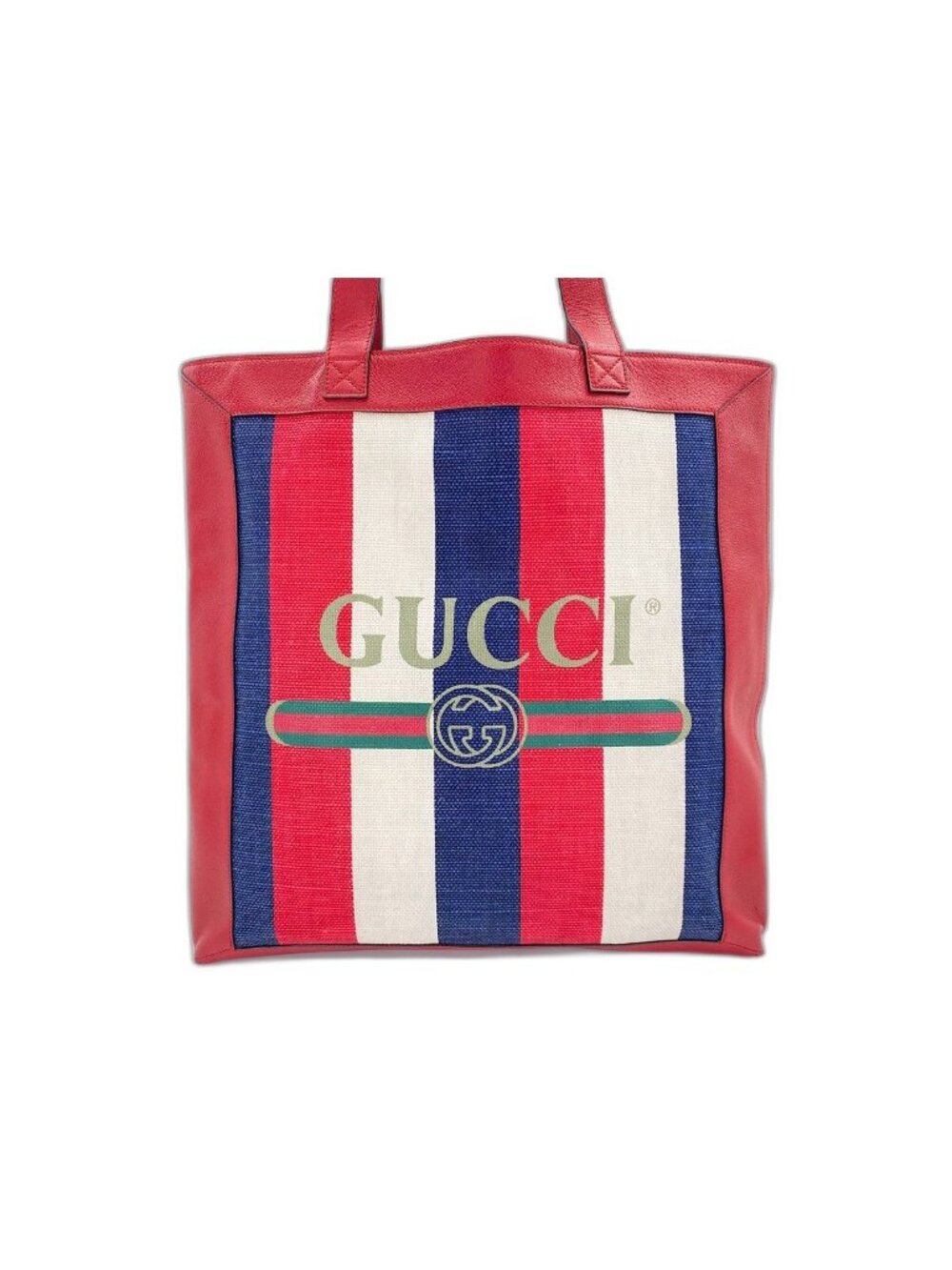 Gucci Handbag Canvas Leather Tricolor - Picture 2 of 9
